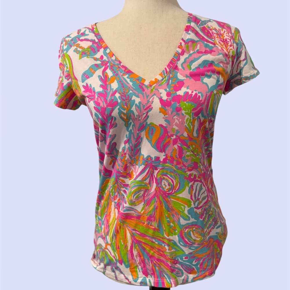 Lilly Pulitzer Women's Michele Top Size Small - Picture 2 of 7